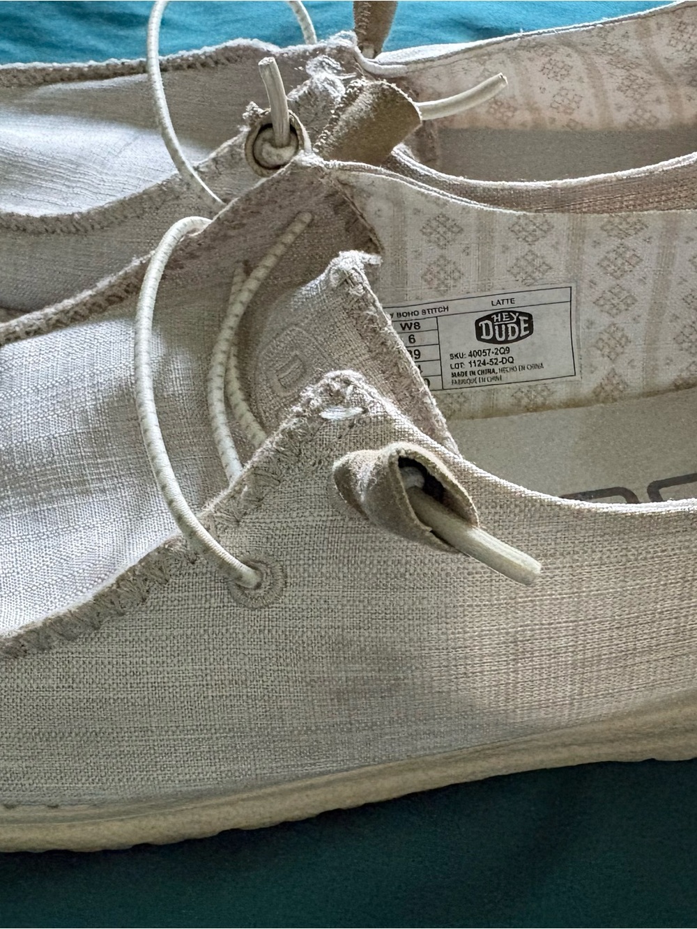 Hey Dude Men's Slip-On Loafers in Latte Beige